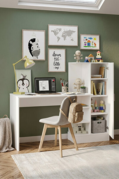 Yurudesign Laura Çalışma Masası, Kitaplık Raf