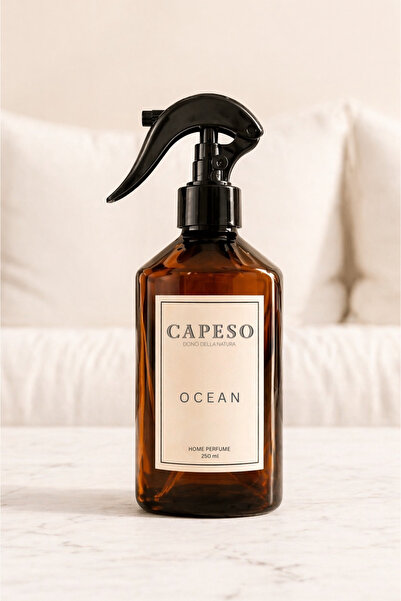 Capeso Ocean Oda & Kumaş Spreyi 250 ml – Ferah Deniz Kokusu, Kalıcı Ortam Kok...