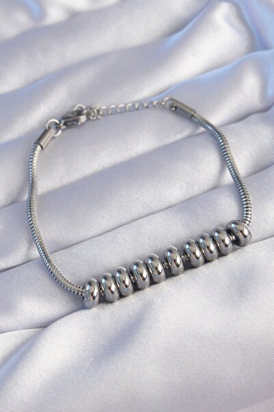 Skygo 316L Steel Silver Color Oval Figured Bracelet - Tj-Bb6097