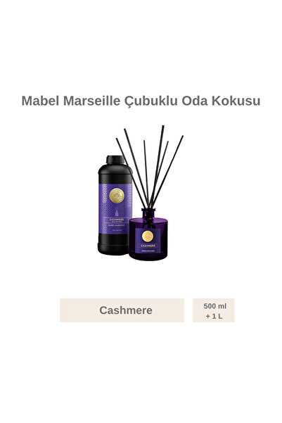 Mabel Marseille Cashmere Çubuklu Oda Kokusu 1000 ml