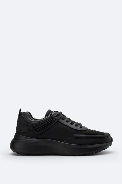 Avva Men's Black Flexible Sole Lightweight Casual Shoes A61Y8000