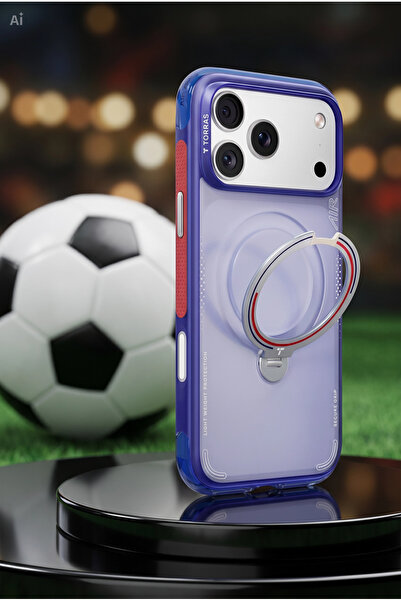 TORRAS iPhone 17 Pro Kılıf MagSafe Standlı OStand Q3 Air World Cup Serisi - J...