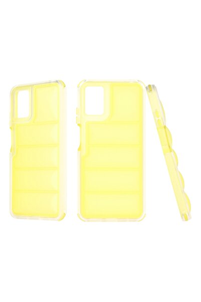 Techsuit Husă pentru Motorola Moto E22 / Moto E22i - Wave Shield - Galbenă