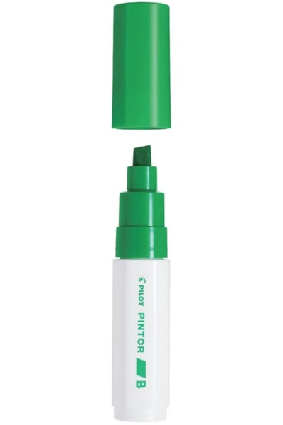 Pilot Marker de vopsea Pintor, vârf tip daltă B 8 mm, verde deschis