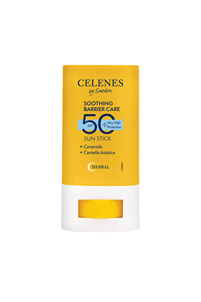 celenes by sweden Herbal Güneş Koruyucu Stick SPF 50 Tüm Cilt Tipleri İçin 15 g
