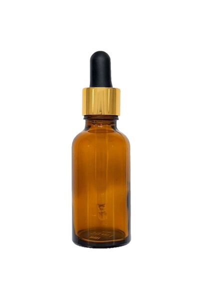 makrobay 30 Ml Amber Droper Cam Damlalıklı Kehribar Boş Şişe(10adet)