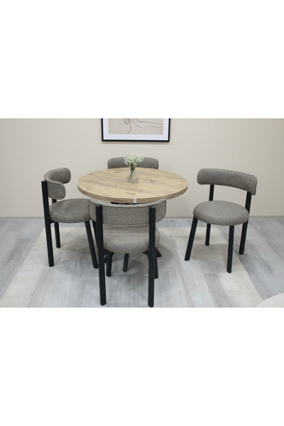 ROYALİSA TABLE CHAİR ROYALİSA NOVA 4 KİŞİLİK MUTFAK MASA SANDALYE TAKIMI
