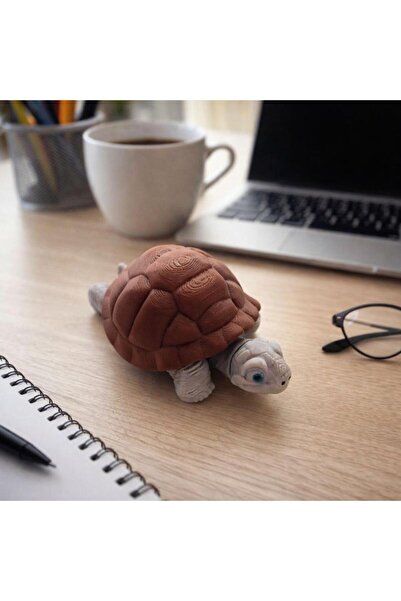 Hd Marketim Turtle Figurine Plays Joint Movable Mascot Figure Toy Figurine Ch...