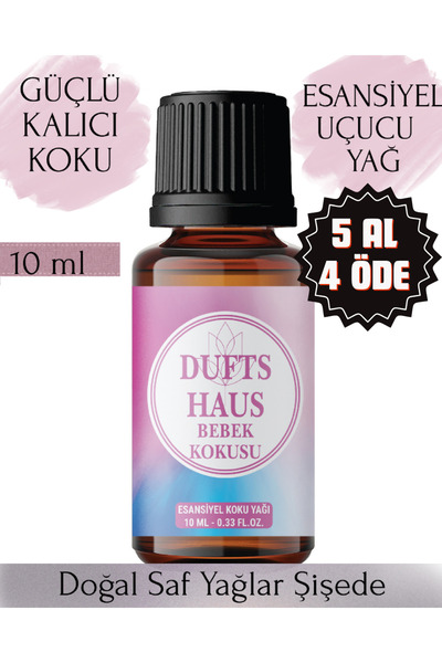 duftshaus Bebek Kokusu Esansiyel Uçucu Koku Yağ Buhurdanlık Yağı Difüzör Esan...