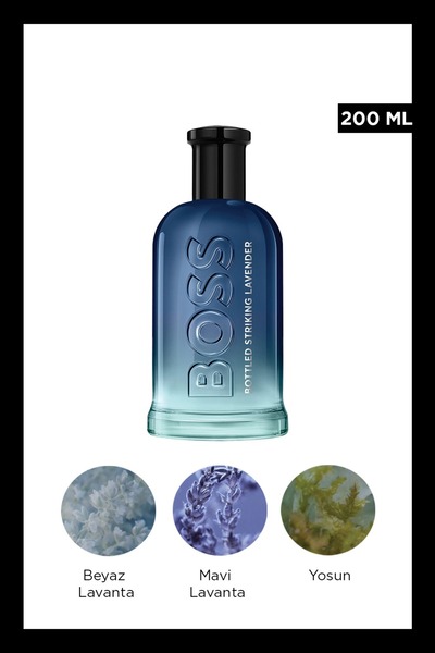 BOSS Bottled Striking Lavender EDP 200 ml Erkek Parfüm