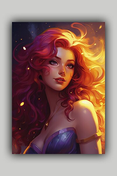 Luna Marissa Αφίσα Starfire Titans χωρίς πλαίσιο τοίχου