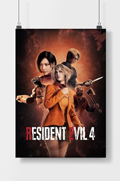 Luna Marissa Resident Evil Oyun Poster Çerçevesiz Duvar Posteri