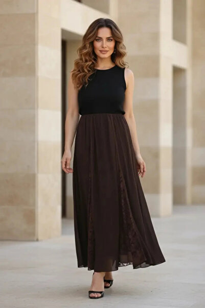ABBRA تنورة نسائية مزينة بأربطة
