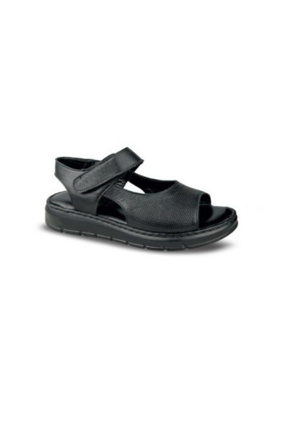Ceyo Women's Genuine Leather Sandals Orthopedic Comfortable Velcro Breathable...