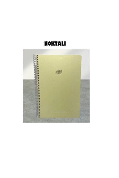 Gıpta Micro Notes Caiet cu copertă rigidă, galben pastel, cu spirală, 100 de ...