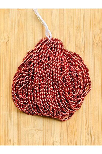 Öztürk Tuhafiye Metallic Copper Sand Beads Czechoslovakia, Adana, Prison Work...