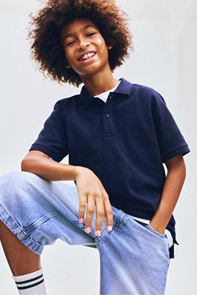 H&M Cotton piqué polo shirt