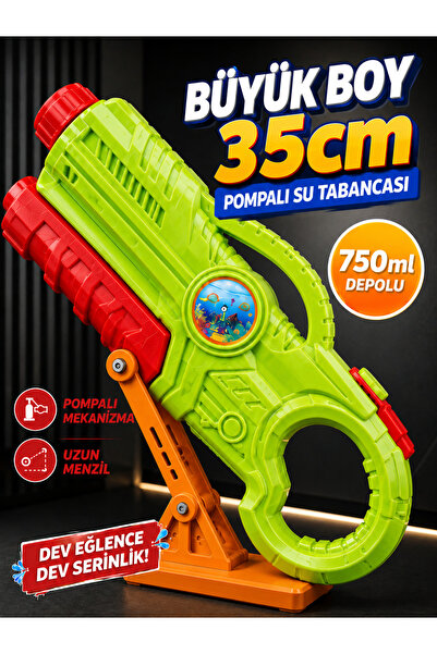 a v d a Büyük Boy Pompalı Su Tabancası 750ml - 35cm