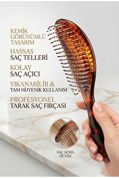 SEVRU فرشاة شعر احترافية بتصميم أنيق سهل الاستخدام لفك تشابك الشعر