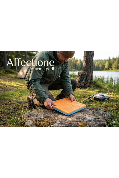 AFFECTİONE KAMP OUTDOOR PİKNİK BALIKCI OTURMA PEDİ KAMP MATI TATAMİ EVA MAT z...