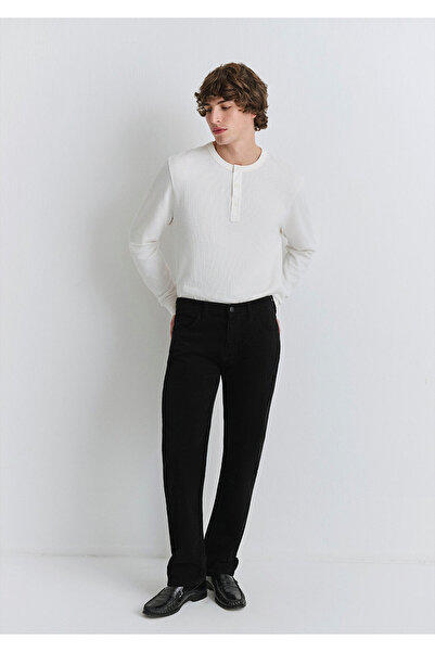 Mavi Παντελόνι Lisbon Black Velvet 0010039-30269