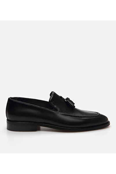 Hotiç Men's Leather Black Loafer