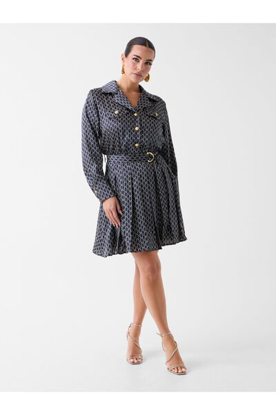Guess Marciano pleated mini dress