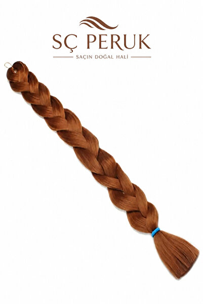 SÇ PERUK No.30 Bakır %100 Fiber Sentetik 165 Gr Afrika Örgüsü