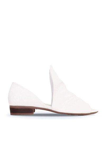 Bueno Shoes حذاء كلاسيكي نسائي أبيض جلد 01wn5111