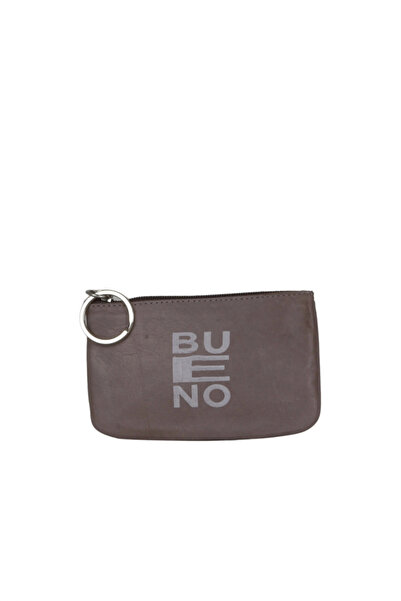 Bueno Shoes Gray Leather Keychain 01Ubs7320