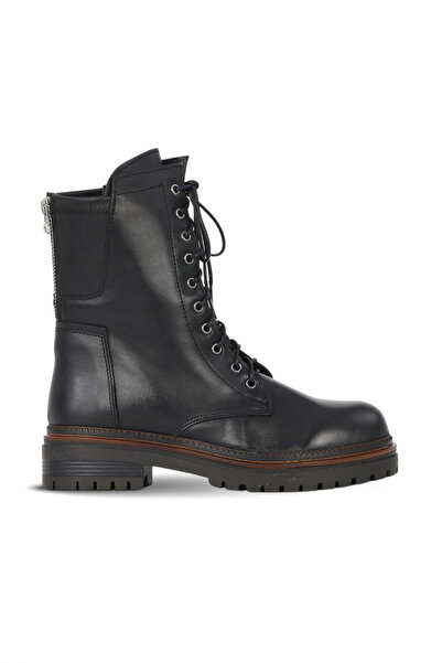 Bueno Shoes حذاء مسطح نسائي من الجلد باللون الأسود 39wb4572