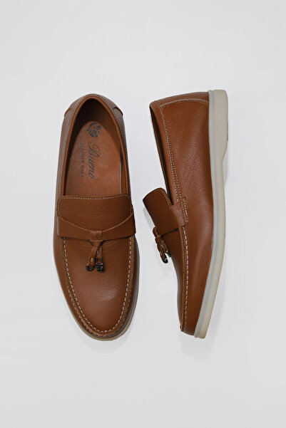 Bueno Shoes Taba Flotter Deri Erkek Günlük Ayakkabı 05ms101