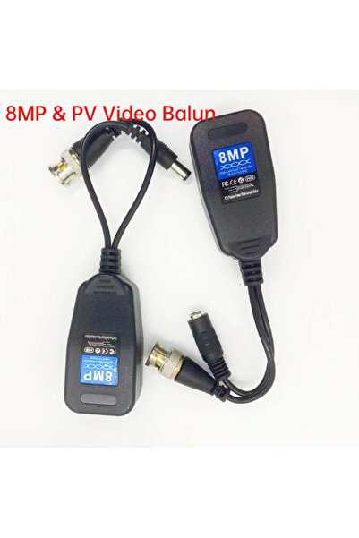 Choice 1 pair 1 Pairs CCTV Coax BNC Video Power Balun Transceiver to CAT5e 6 ...