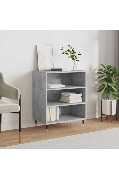Concept Servantă, gri beton, 57x35x70 cm, lemn compozit