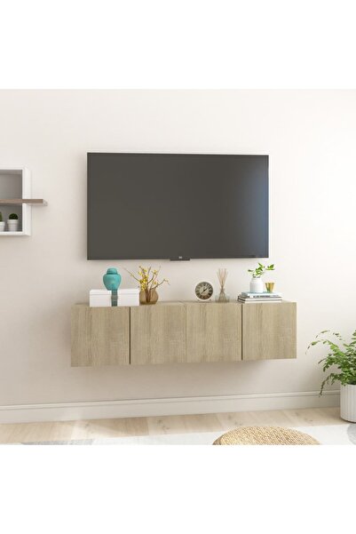 Concept Dulapuri TV suspendate 2 buc. stejar sonoma 60x30x30 cm