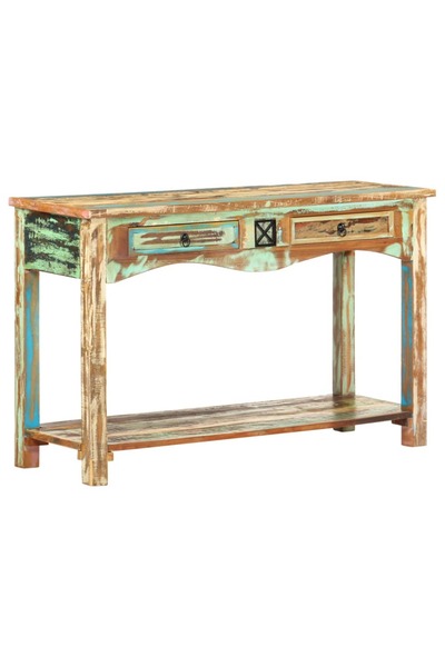 Concept Masă consolă, 120 x 40 x 75 cm, lemn masiv reciclat