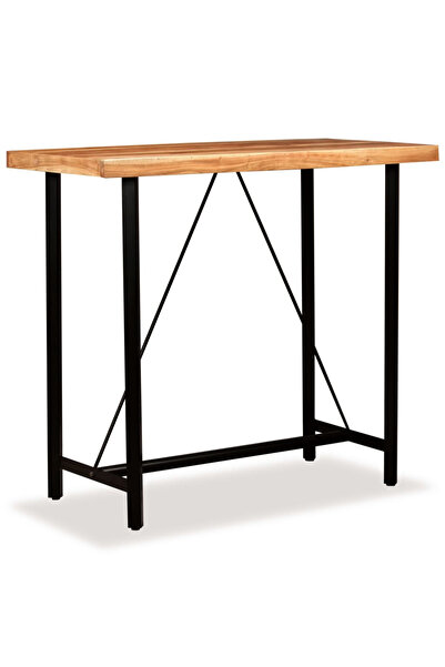 Concept Masă de bar, lemn masiv de acacia, 120 x 60 x 107 cm