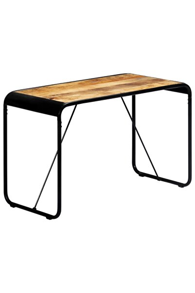 Concept Masă de bucătărie, 118x60x76 cm, lemn masiv de mango nefinisat