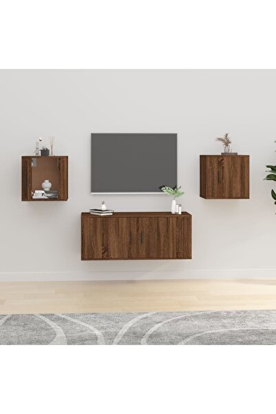 Concept Dulapuri TV montate pe perete 2 buc. stejar maro 40x34,5x40 cm