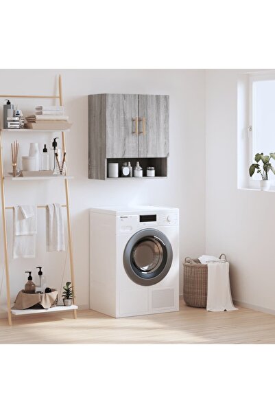 Concept Dulap de perete, gri sonoma, 60x31x70 cm, lemn compozit