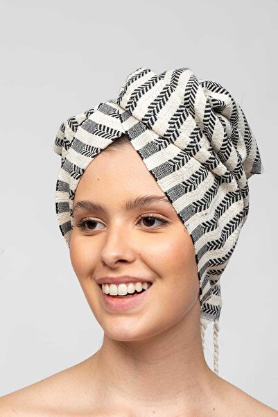 Luminus for those born to shine Noir Herringbone Peşkir