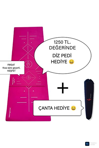Travel Classic Yoga Travel Mat Rubber Polyurethane ( Knee Pad Gift Bag Gift )