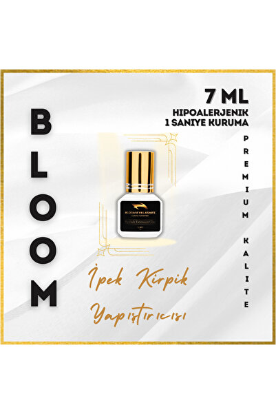 Bloom İpek Kirpik Yapıştırıcı 7 ml Siyah Hipoalerjenik ( 1 Saniye Kuruma Süresi)