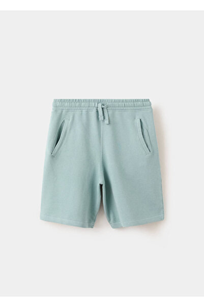MANGO Kids Pamuklu bermuda şort