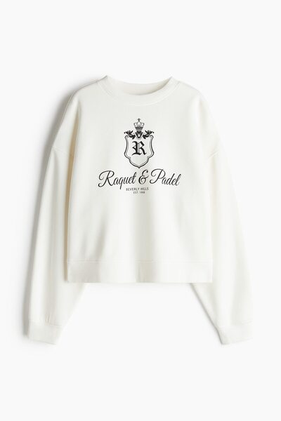 H&M Baskılı Sweatshirt
