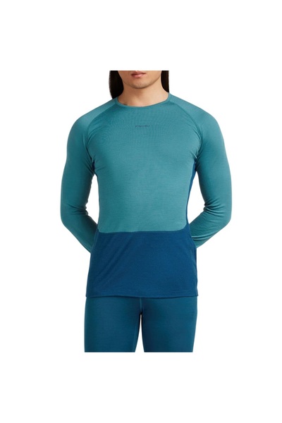 Icebreaker Merino base layer men's 200 ZoneKnit-Blue-L