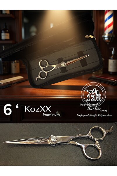 126 KozXX 6 Profesyonel İnç Saç Kesim Makası