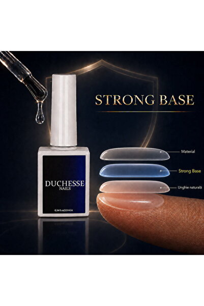 Duchesse Nails Bază adezivă pentru unghii - Bază puternică, FĂRĂ HEMA și TPO,...