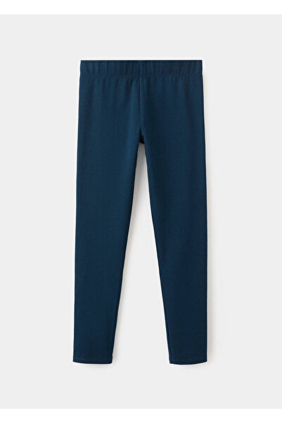 MANGO Kids Basic pamuklu tayt