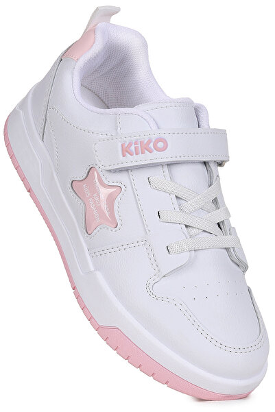 Kiko Kids Pantofi sport pentru fete cu velcro Sand